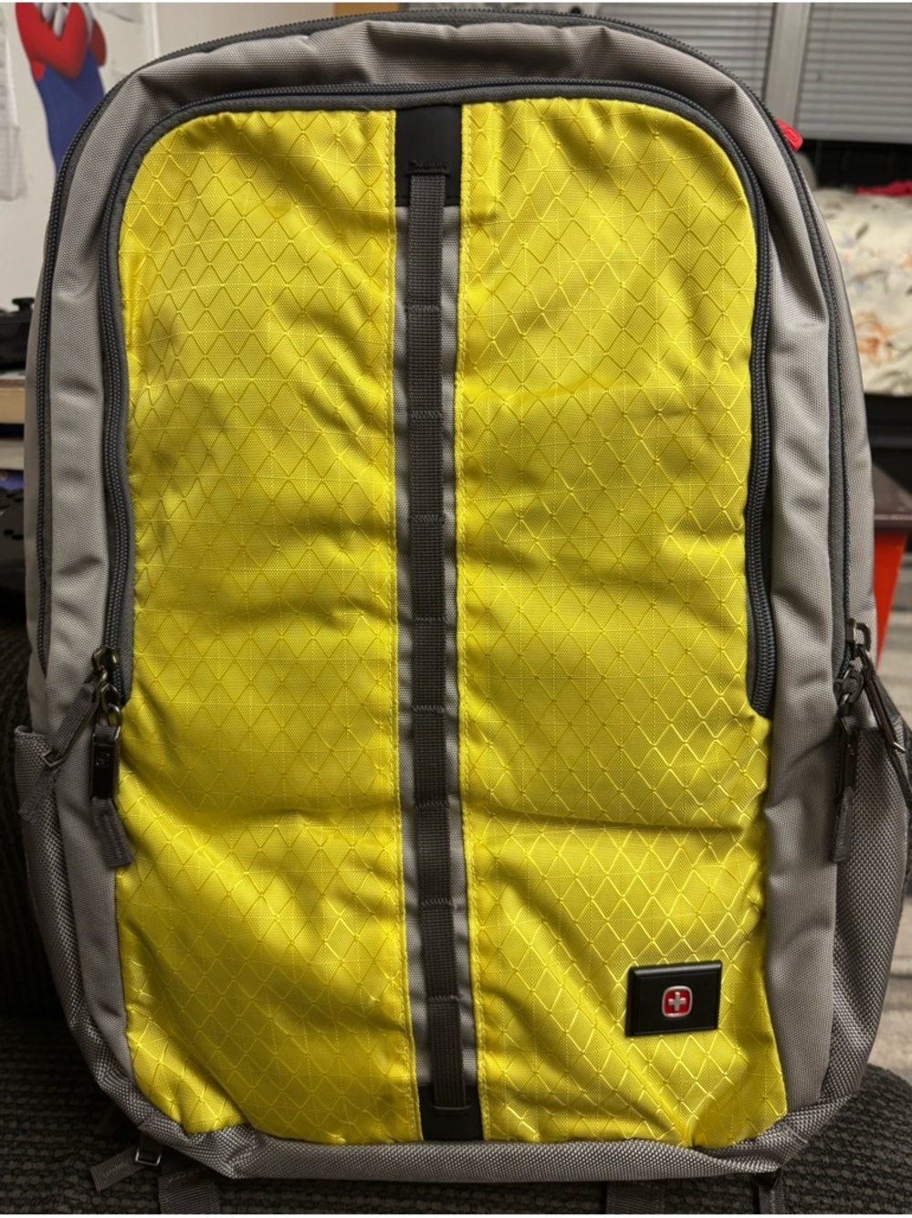 SwissGear Yellow and Gray Everyday Laptop Backpack